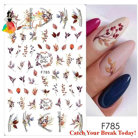 Catch A Break 5D Nail Stickers Christmas - F785