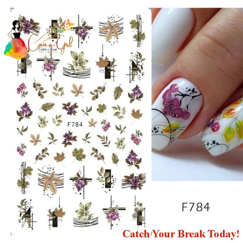 Catch A Break 5D Nail Stickers Christmas - F784