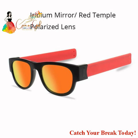 Catch A Break Bracelet Polarized Sunglasses - Red Mirrored 4