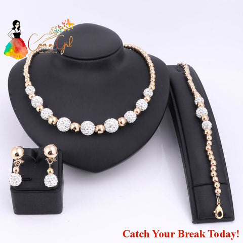 Catch A Break Crystal Jewelry Sets - jewelry