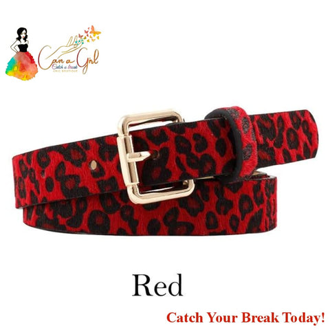 Catch A Break Female Belt Cummerbund - red / China - 