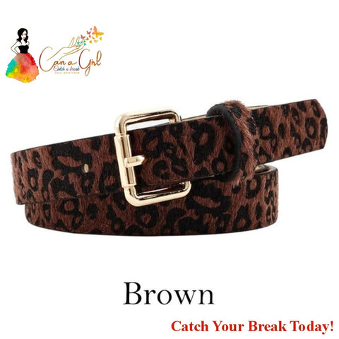 Catch A Break Female Belt Cummerbund - brown / China - 