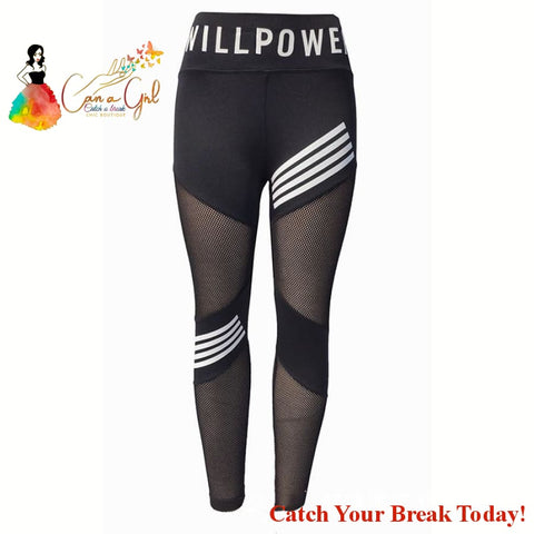 Catch A Break High Waist Mesh Leggings - Clothing