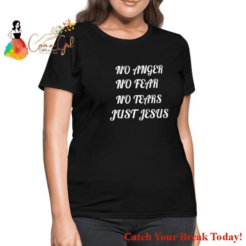 Catch A Break Just Jesus Women’s T-Shirt - black / S - 
