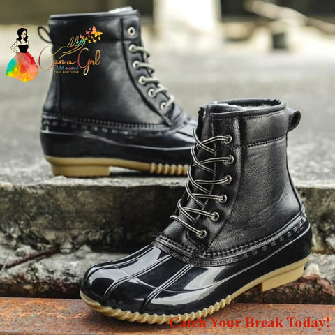 Catch A Break Lady Luck Waterproof Winter Boots - Black / 6 