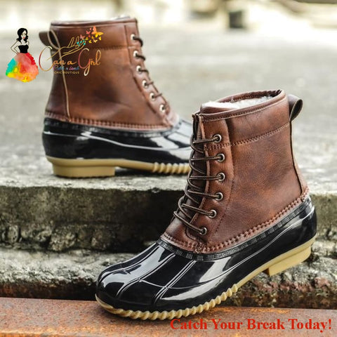 Catch A Break Lady Luck Waterproof Winter Boots - Brown / 7 