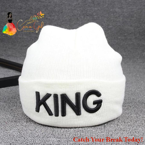 Catch A Break Letter Embroidery Warm Winter Knitted Cap - 4 