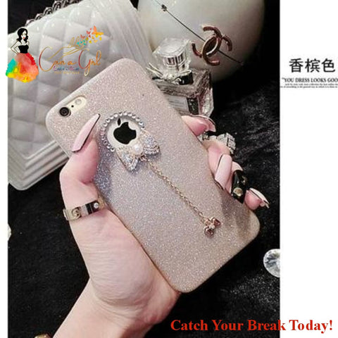 Catch A Break Luxury Glitter Phone Case - For iphone x / 