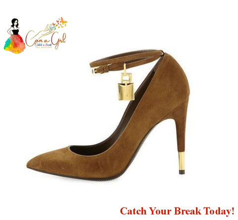 Catch a Break Pointy Toe Ankle Buckle Ups - as picture 4 / 5