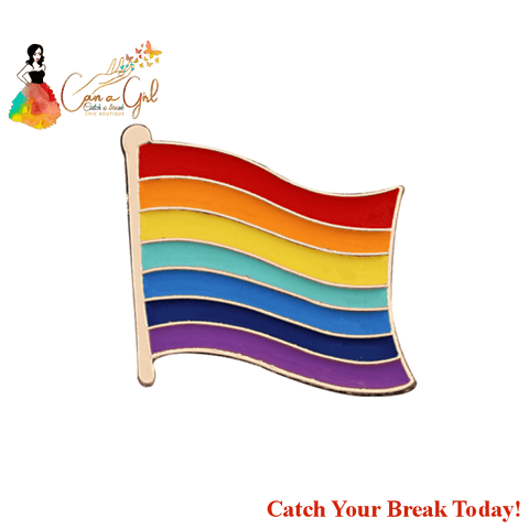 Catch A Break Pride Rainbow Brooch - flag 1 / China - 