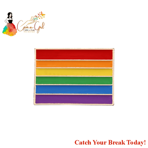 Catch A Break Pride Rainbow Brooch - flag 2 / China - 