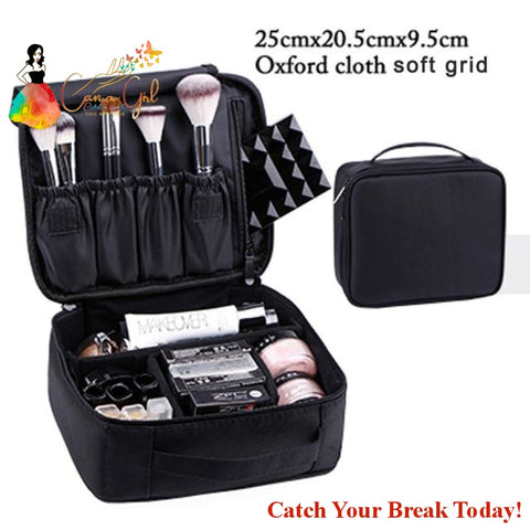 Catch A Break Professional Make Up Case - Mini black soft / 