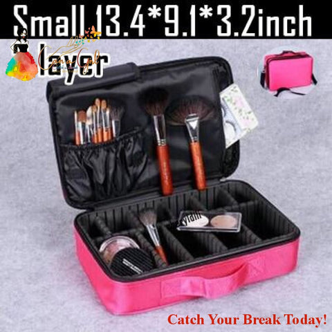 Catch A Break Professional Make Up Case - Small hotpink 