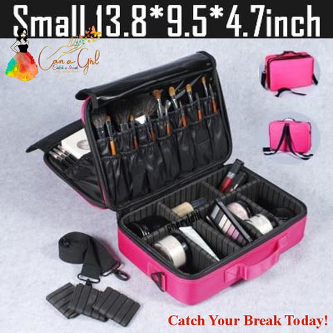 Catch A Break Professional Make Up Case - Small hotpink 