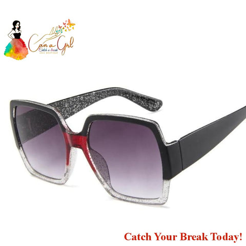 Catch a Break Retro Sun glasses Red Green Shades - 3 - 