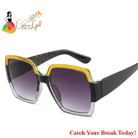 Catch a Break Retro Sun glasses Red Green Shades - 4 - 