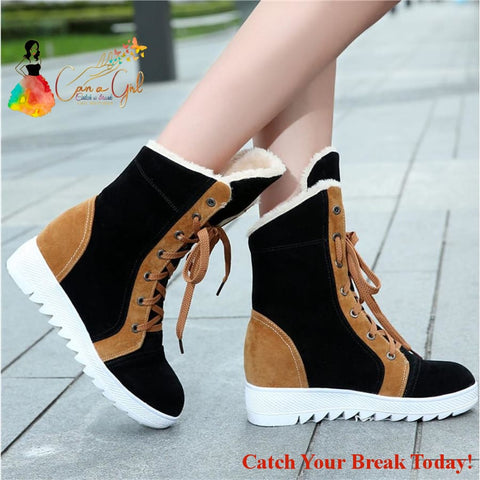 Catch A Break Round Toe Lace-up Ankle Boots - ankle boots,