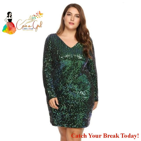 Catch A Break Sequin Cocktail Dress - Clothing