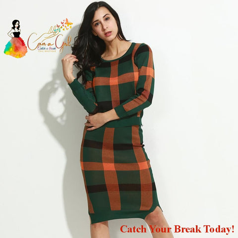 Catch A Break Sophisticated Sweater Dress - dresses,