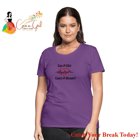 Catch A Break Tee - purple / S - Women’s Premium T-Shirt