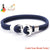 Catch a Break Thread Rope Charm Bracelets - dark blue / 21cm