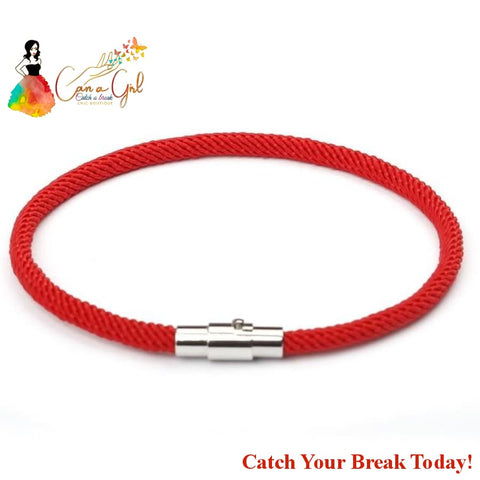 Catch a Break Thread Rope Charm Bracelets - women bracelet /