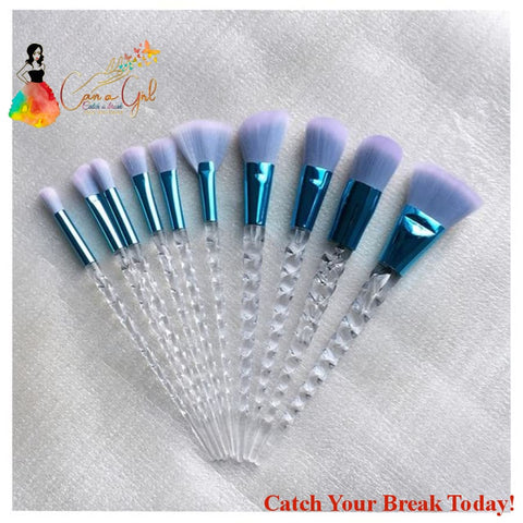 Catch A Break Unicorn Makeup Brushes - accessories