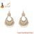Catch A Break Vintage Pearl Earrings - Gold earrings - 