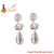 Catch A Break Vintage Pearl Earrings - A23810-Silver - 