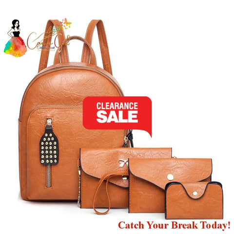 Catch A Break Women’s Bag Sets - Brown - purses