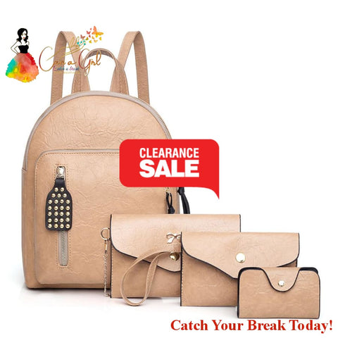 Catch A Break Women’s Bag Sets - Khaki - purses
