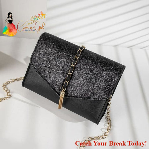 Catch A Break Women’s Purse 2019 Black Tassel - accessories