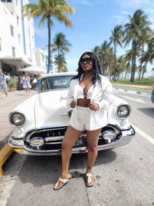 Catch A Break 3 Piece Set Beach Style Print Outfit