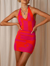 Load image into Gallery viewer, Catch A Break Halter Mini Dress