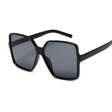 Load image into Gallery viewer, Catch A Break Black Oversized Sunglasses
