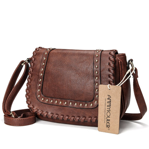 Catch A Break Leather Crossbody Bag