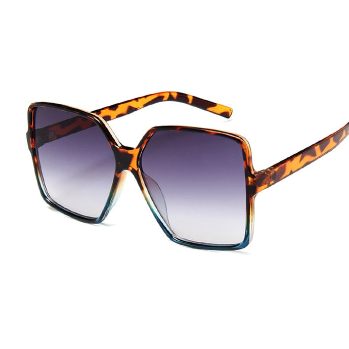 Catch A Break Black Oversized Sunglasses