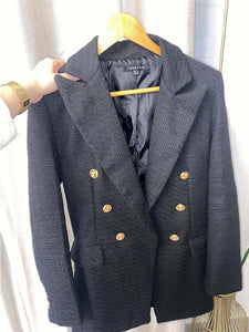 Catch A Break Double Breasted Woollen Blazer