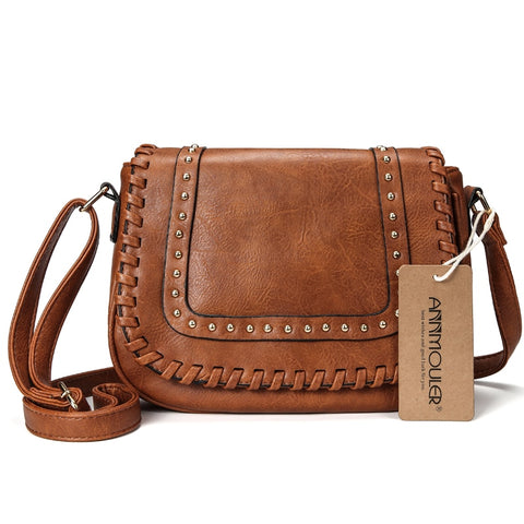 Catch A Break Leather Crossbody Bag