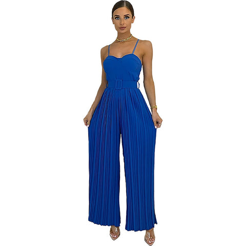 Catch A Break Pleated Jumpsuit