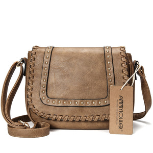 Catch A Break Leather Crossbody Bag