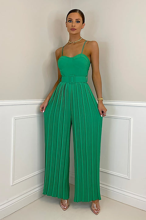 Catch A Break Pleated Jumpsuit