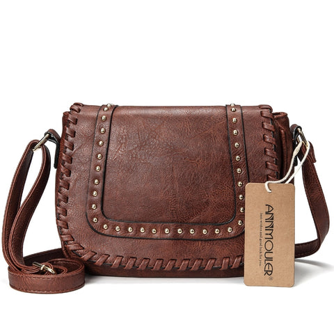 Catch A Break Leather Crossbody Bag