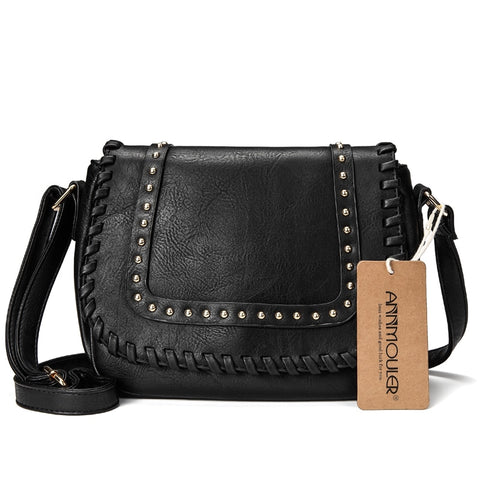 Catch A Break Leather Crossbody Bag