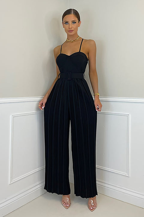 Catch A Break Pleated Jumpsuit