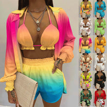 Load image into Gallery viewer, Catch A Break 3 Piece Set Beach Style Print Outfit