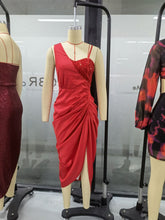Load image into Gallery viewer, Catch A Break Ruched Party Dress
