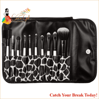 Catch A Break 10 Piece Beauty Eye shadow Brush Kit - 