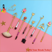 Load image into Gallery viewer, Catch A Break 8 Piece Gold Inspired Brush Set - Accessories