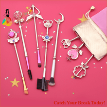 Load image into Gallery viewer, Catch A Break 8 Piece Gold Inspired Brush Set - Accessories